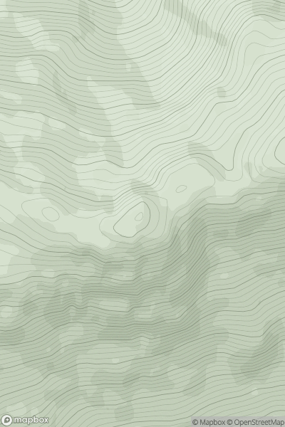 Thumbnail image for Sgurr Mor [Glen Shiel to Loch Hourn and Loch Quoich] showing contour plot for surrounding peak